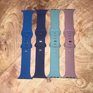 Smartwatch Band Set - Blue, Navy, Teal, Mauve